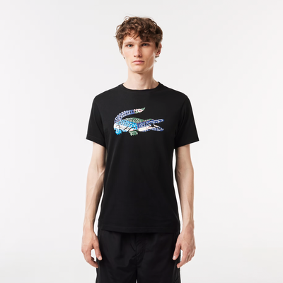 Lacoste Mens Jersey Sport T-Shirt - Black - main image