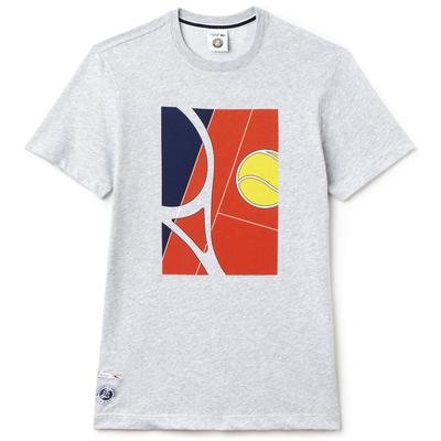 Lacoste Sport Mens Roland Garros Tennis Tee - Grey - main image