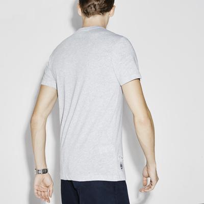 Lacoste Sport Mens Roland Garros Tennis Tee - Grey - main image