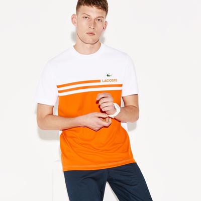 Lacoste Mens Technical Polo Top - Orange - main image