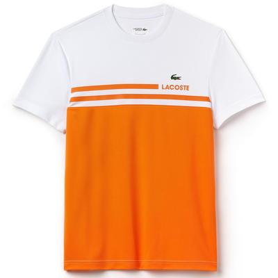 Lacoste Mens Technical Polo Top - Orange