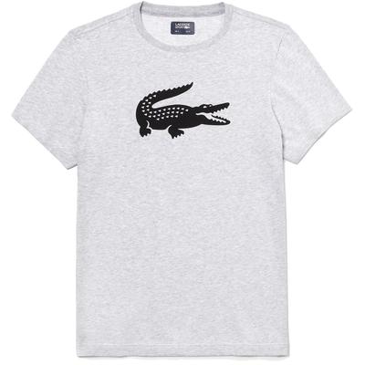 Lacoste Mens Crocodile Technical Jersey T-Shirt - Grey Chine - main image