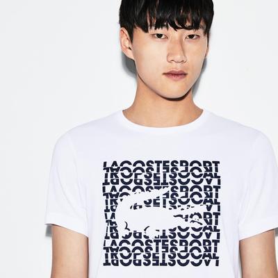 Lacoste Sport Mens Logo T-Shirt - White - main image