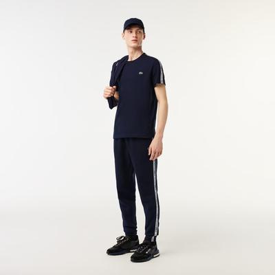 Lacoste Mens Logo Stripe T-Shirt - Navy - main image