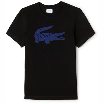 Lacoste Sport Mens Oversized Crocodile T-Shirt - Black - main image