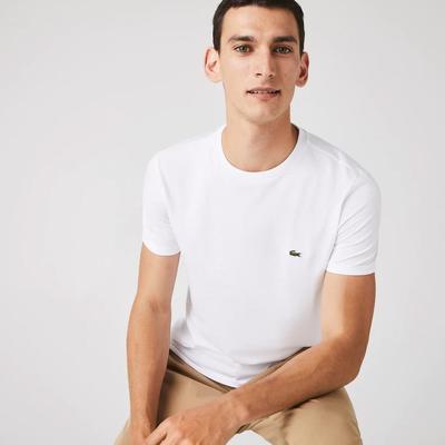 Lacoste Mens Crew Neck T-Shirt - White - main image