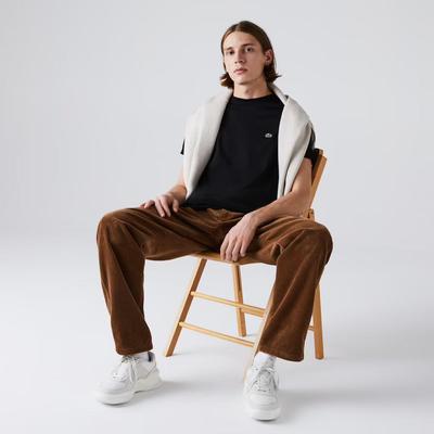 Lacoste Mens Crew Neck T-Shirt - Black