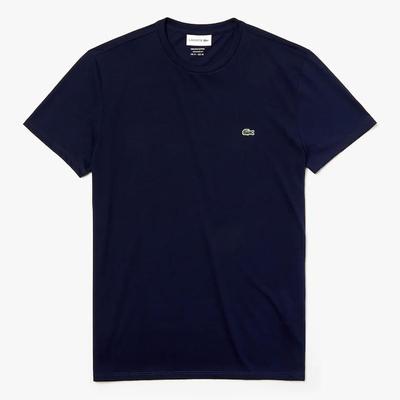 Lacoste Mens Crew Neck T-Shirt - Navy Blue - main image