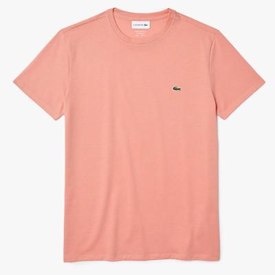 Lacoste Mens Crew Neck T-Shirt - Pink - main image