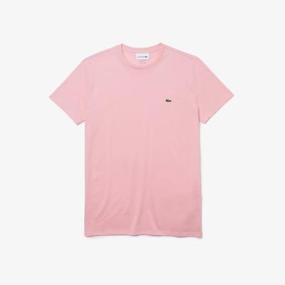 Lacoste Mens Crew Neck T-Shirt - Pink - main image