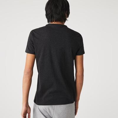 Lacoste Mens Crew Neck T-Shirt - Dark Grey - main image