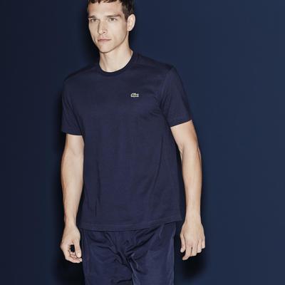 Lacoste Mens Breathable T-Shirt - Navy Blue - main image