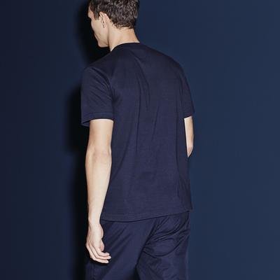 Lacoste Mens Breathable T-Shirt - Navy Blue - main image