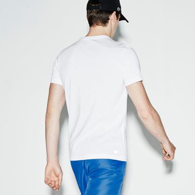 Lacoste Sport Mens Jersey Tennis Tee - White/Ink - main image