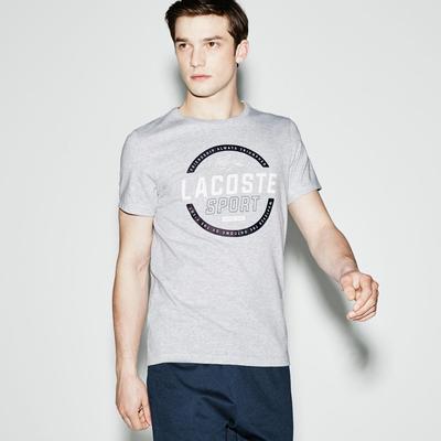 Lacoste Sport Mens Jersey Tennis Tee - Silver - main image