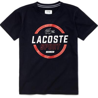 Lacoste Boys Technical Jersey Tee - Navy - main image