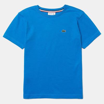 Lacoste Boys Crew Neck T-Shirt - Blue - main image