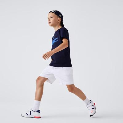 Lacoste Boys Croc T-Shirt - Navy Blue (2023) - main image