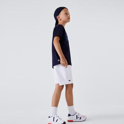 Lacoste Boys Croc T-Shirt - Navy Blue (2023) - main image