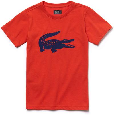Lacoste Sport Boys Tennis Tee - Mexico Red - main image
