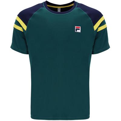 Fila Mens Heritage Short Sleeved Top - Teal - main image