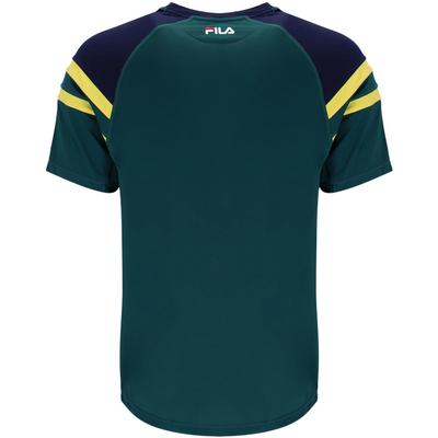 Fila Mens Heritage Short Sleeved Top - Teal - main image