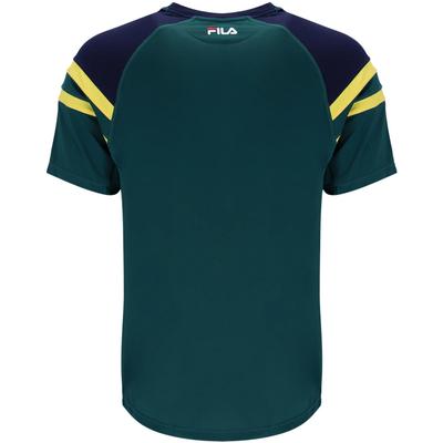 Fila Mens Heritage Short Sleeved Top - Teal - main image