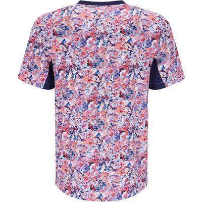 Fila Mens Solar Power Short Sleeved Speed V-Neck Top - Splash Power - main image