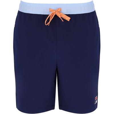 Fila Mens Solar Power Tennis Shorts Fila Navy Colour Splash