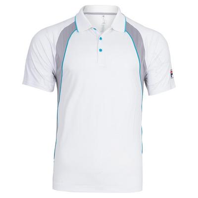 Fila Mens Fall Backspin Short Sleeve Tennis Polo - White - main image
