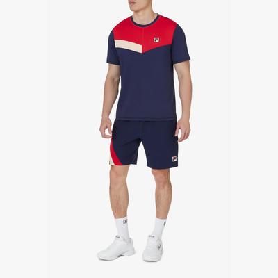 Fila Mens Pro Heritage Tennis Shorts - Fila Navy - main image