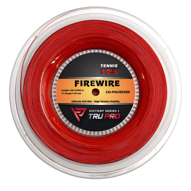 Tru Pro Durafluxx 16 1.28 200m Tennis String Reel - Grey - main image