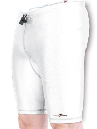 Precision Training Lycra Shorts - White - main image