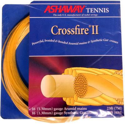 Ashaway Crossfire II Hybrid Tennis String Set - Gold - main image