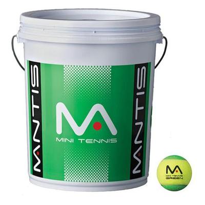 Mantis Mini Green Tennis Balls - 6 Dozen Bucket - main image