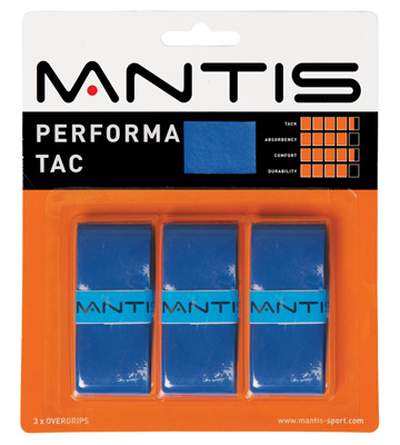 Mantis Performa Tac: Pack of 3 Overgrips (Blue) - main image