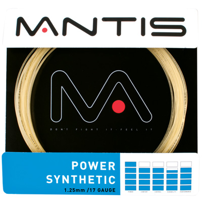 Mantis Power Synthetic Tennis String Set - Amber - main image