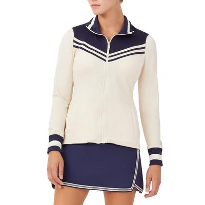 Fila Womens Heritage Jacket - Ecru/Navy - main image