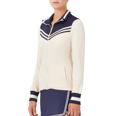 Fila Womens Heritage Jacket - Ecru/Navy - main image
