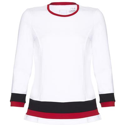 Fila Womens Heritage 3/4 Sleeve Top - White - main image