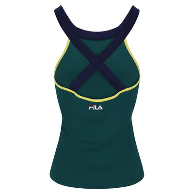 Fila Womens Heritage Halter Tank Top - Deep Teal - main image