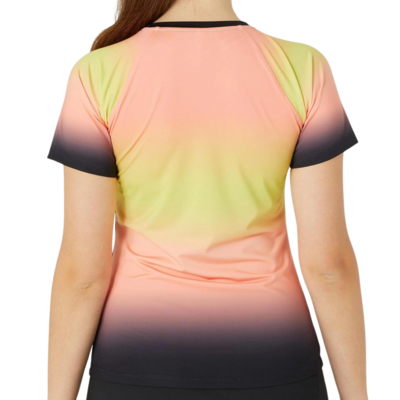 Fila Womens Backspin Short Sleeve T-Shirt - Black/Sunset - main image