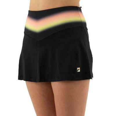 Fila Womens Backspin Tennis Skort - Black/Sunset - main image