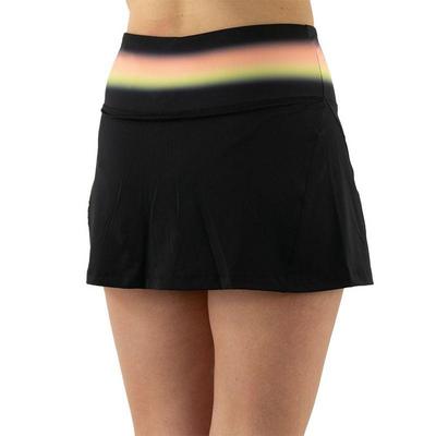 Fila Womens Backspin Tennis Skort - Black/Sunset - main image