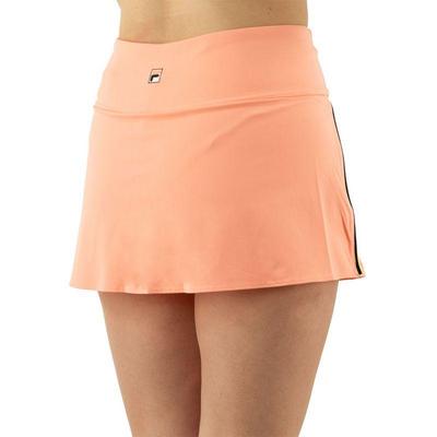 Fila Womens Backspin Wrap Tennis Skort - Peach Canary - main image