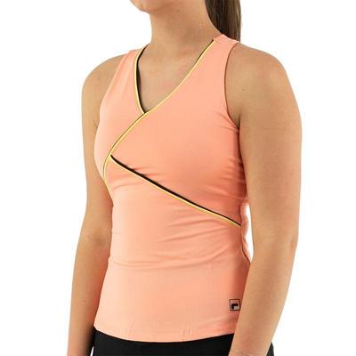 Fila Womens Backspin Racerback Tank Top - Peach Canary - main image