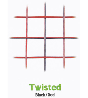 Prince Twisted 16L (1.27mm) Tennis String Set - Black/Red - main image