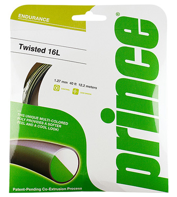 Prince Twisted Tennis String Set - Black/Yellow - main image