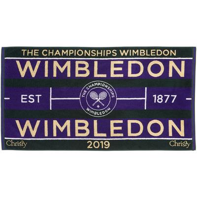 Christy Wimbledon Championships Mens Towel 2019 - Purple/Green - main image