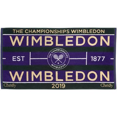 Christy Wimbledon Championships Mens Towel 2019 - Purple/Green - main image